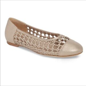Etienne Aigner Eden Skimmer Flat Gold